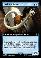 Flesh Duplicate (WHO-359) - rare: (Extended Art) - Foil