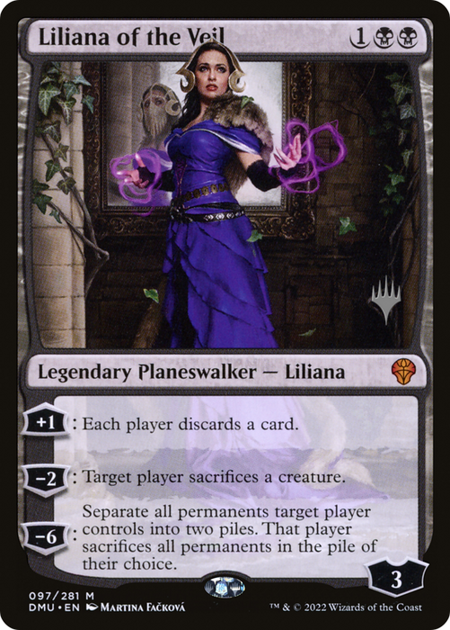 Liliana of the Veil (PPDMU-97P) - mythic - Foil