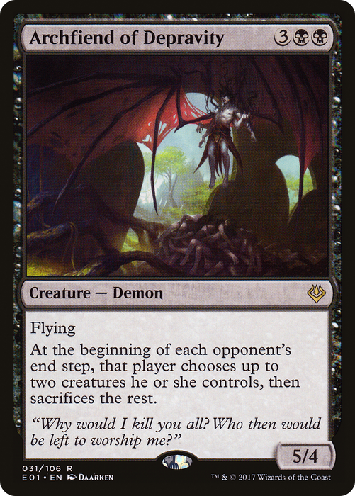 Archfiend of Depravity (AC2-031) - rare