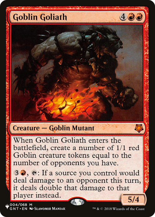 Goblin Goliath (LIST-GNT-4) - mythic