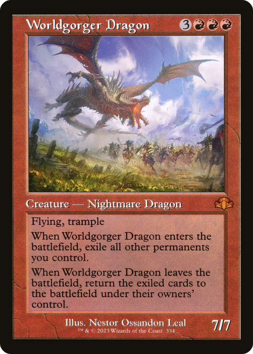 Worldgorger Dragon (DMR-334) - mythic