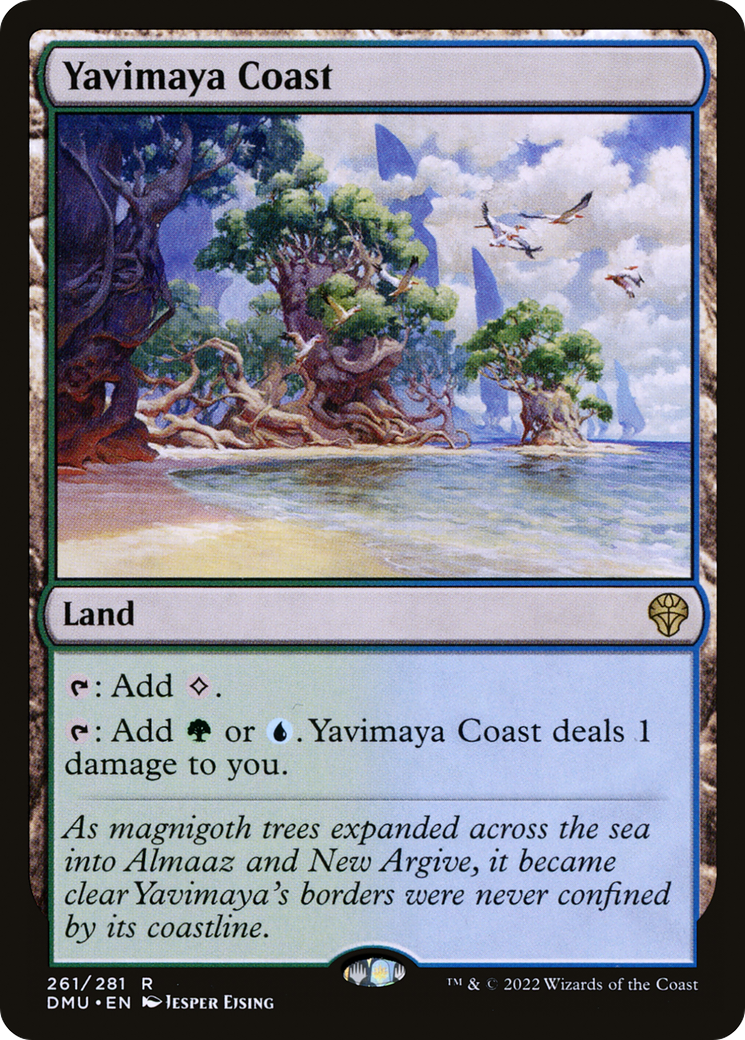 Yavimaya Coast (DMU-261) - rare - Foil