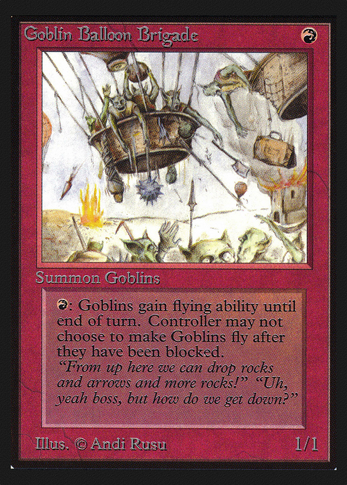 Goblin Balloon Brigade (IED-154) - uncommon