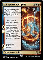 The Apprentice's Folly (WOE-200) - rare - Foil