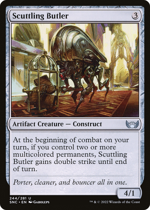 Scuttling Butler (SNC-244) - uncommon - Foil