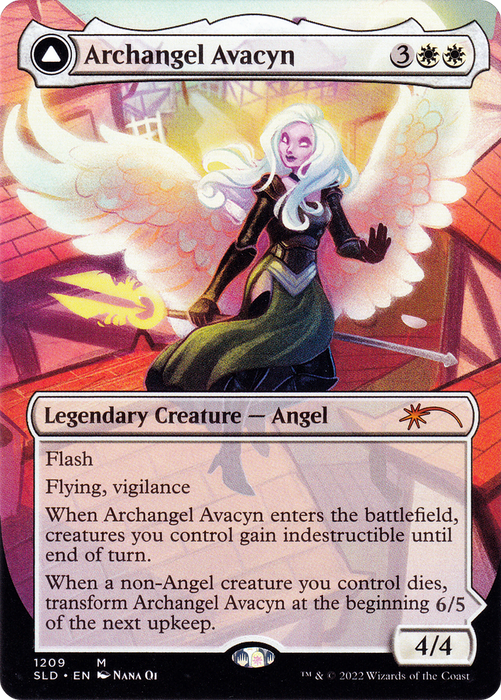 Archangel Avacyn // Avacyn, the Purifier (SLD-1209) - mythic