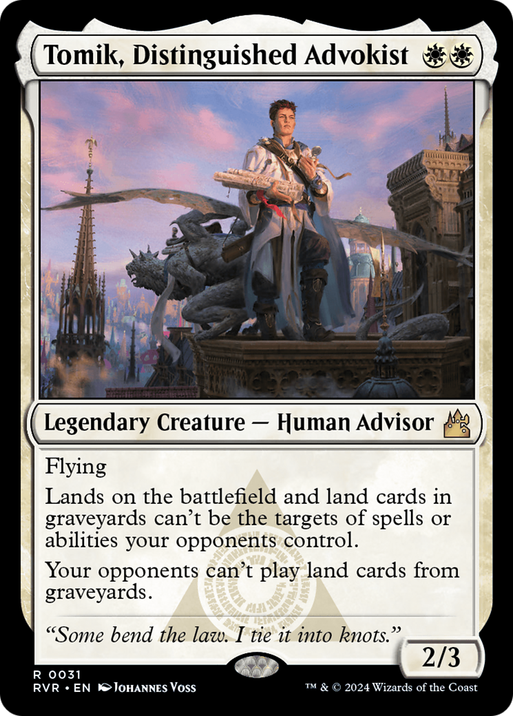 Tomik, Distinguished Advokist (RVR-031) - rare - Foil