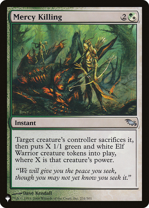 Mercy Killing (LIST-SHM-231) - uncommon