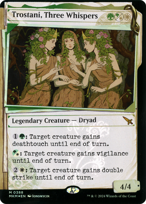 Trostani, Three Whispers (MKM-388) - mythic: (Showcase) - Foil