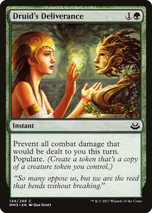 Druid's Deliverance (MM3-124) - common - Foil