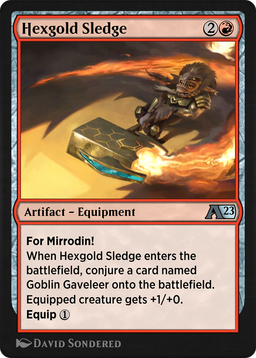 Hexgold Sledge (YONE-011) - uncommon