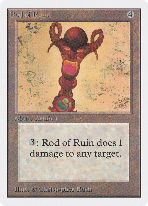 Rod of Ruin (2ED-269) - uncommon