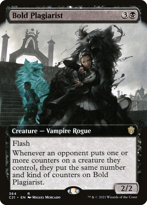 Bold Plagiarist (C21-364) - rare: (Extended Art)