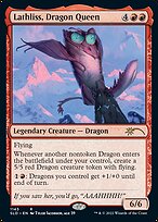 Lathliss, Dragon Queen (SLD-1145) - rare - Foil