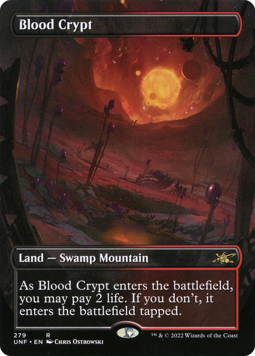 Blood Crypt (UNF-279) - rare (Borderless) - Foil