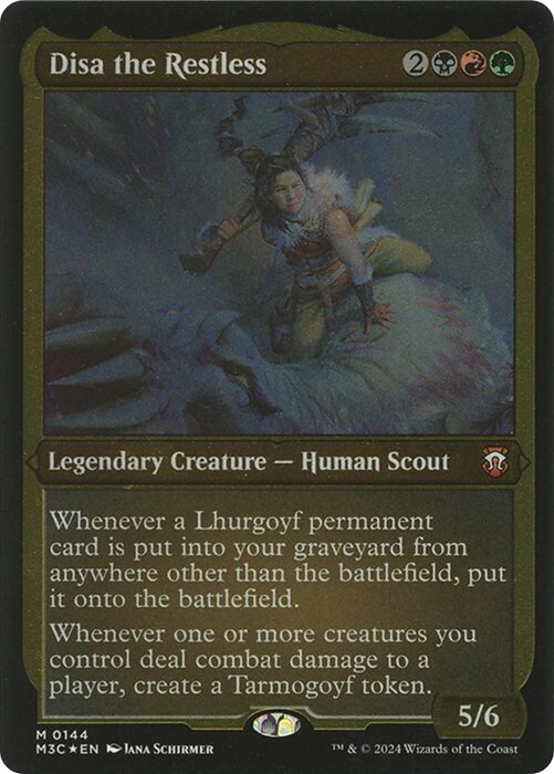 Disa the Restless (M3C-144) - mythic - Etched Foil