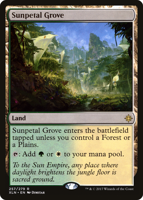 Sunpetal Grove (XLN-257) - rare - Foil