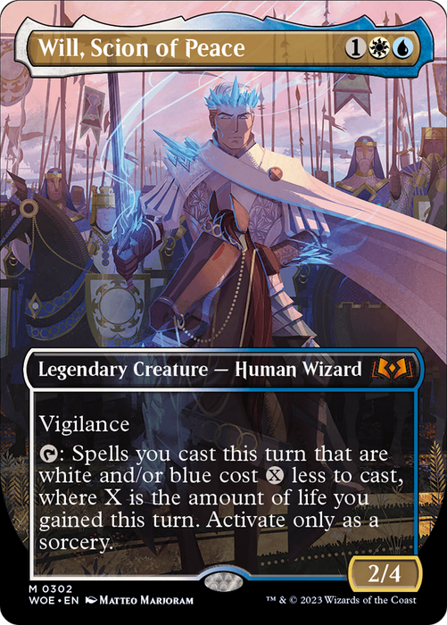 Will, Scion of Peace (WOE-302) - mythic (Borderless) - Foil