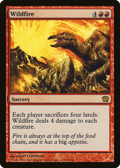 Wildfire (9ED-228★) - rare - Foil
