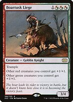 Boartusk Liege (2X2-186) - rare - Foil