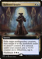 Hallowed Respite (MID-373) - rare: (Extended Art) - Foil