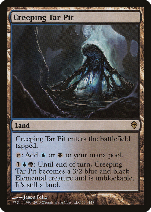 Creeping Tar Pit (WWK-134) - rare - Foil