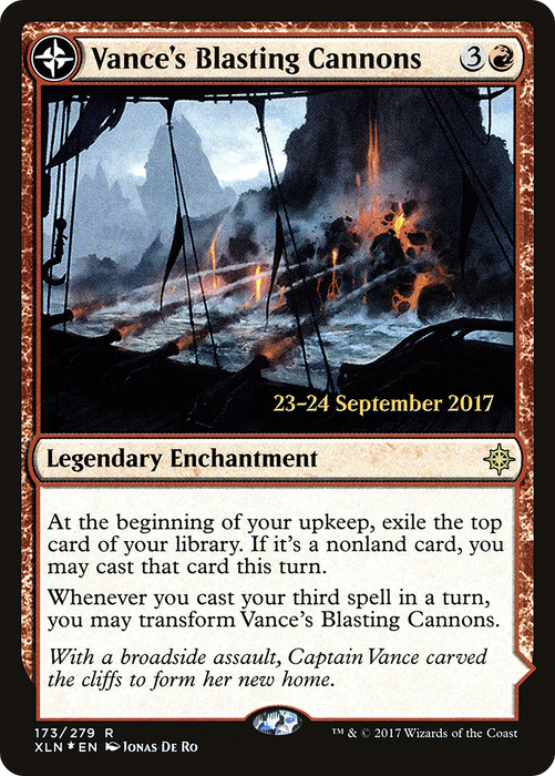 Vance's Blasting Cannons // Spitfire Bastion (PRE-173S) - rare: (compasslanddfc) - Foil