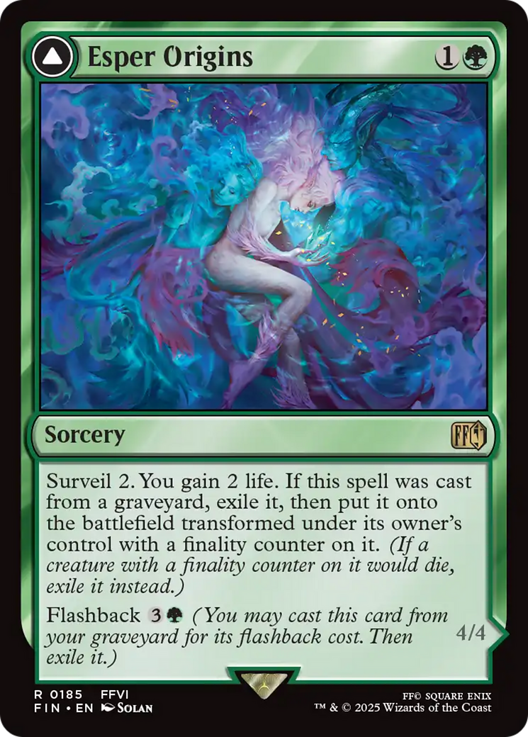 Esper Origins // Summon: Esper Maduin (FIN-185) - rare: (enchantment)