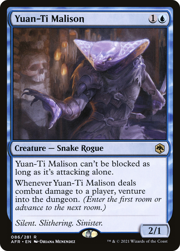 Yuan-Ti Malison (AFR-086) - rare - Foil