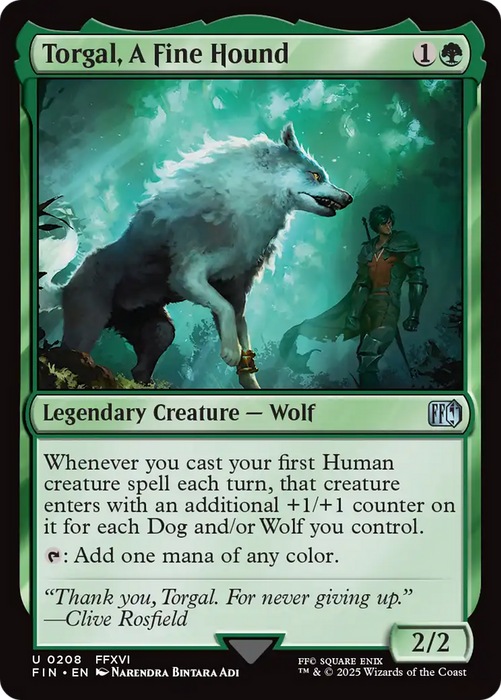 Torgal, A Fine Hound (FIN-208) - uncommon - Foil