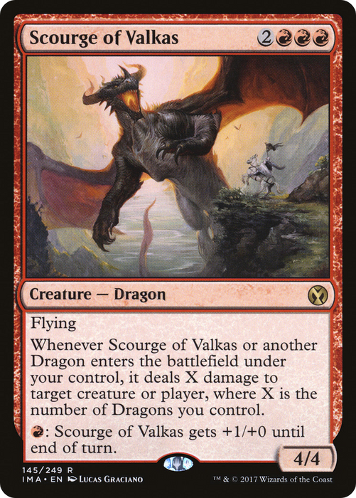 Scourge of Valkas (IMA-145) - rare
