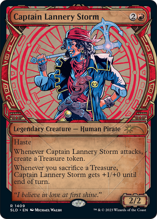 Captain Lannery Storm (SLD-1409) - rare: (Showcase)