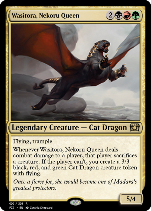 Wasitora, Nekoru Queen (PZ2-65705) - rare - Foil