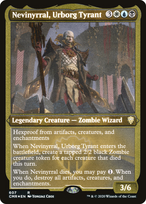 Nevinyrral, Urborg Tyrant (CMR-607) - rare - Etched Foil