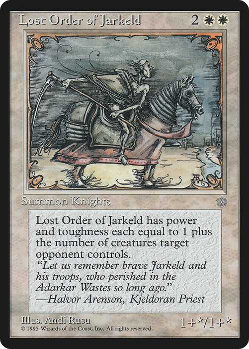 Lost Order of Jarkeld (ICE-043) - rare