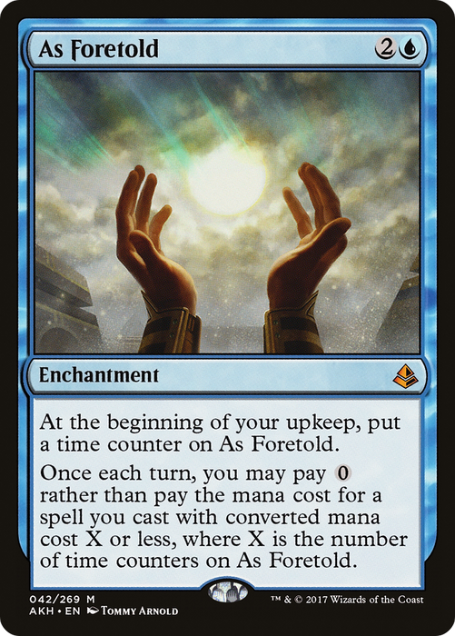 As Foretold (AKH-042) - mythic