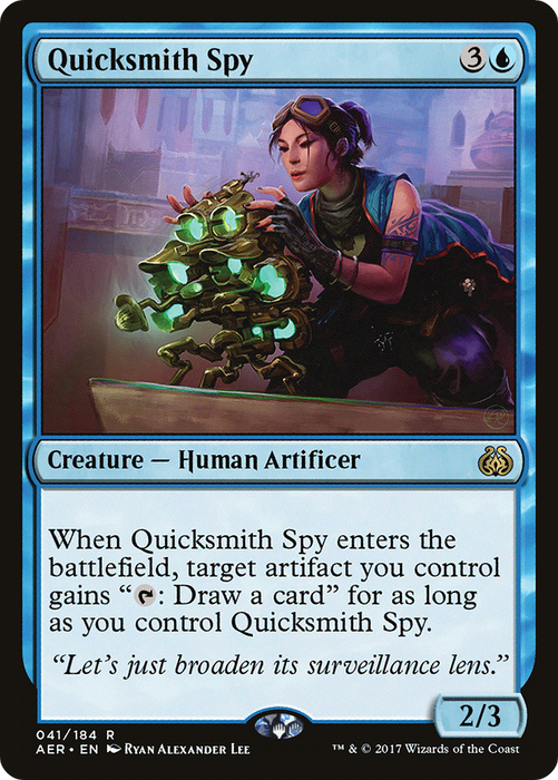 Quicksmith Spy (AER-041) - rare - Foil