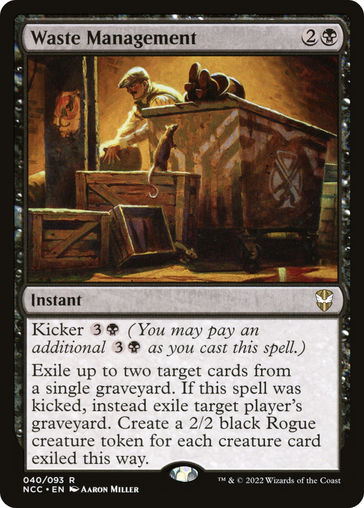 Waste Management (NCC-040) - rare