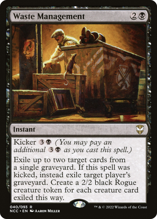 Waste Management (NCC-040) - rare