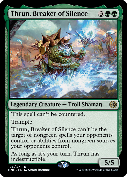 Thrun, Breaker of Silence (PPONE-186P) - rare - Foil