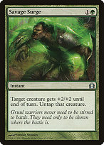 Savage Surge (RTR-133) - uncommon - Foil
