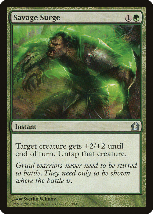 Savage Surge (RTR-133) - uncommon
