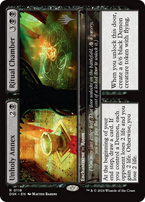 Unholy Annex // Ritual Chamber (PPDSK-118P) - rare - Foil
