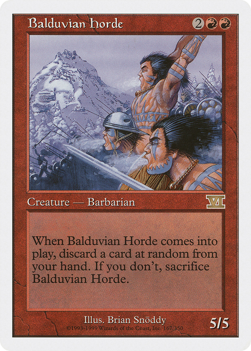 Balduvian Horde (6ED-167) - rare