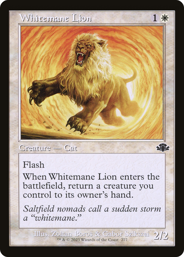 Whitemane Lion (DMR-277) - common - Foil