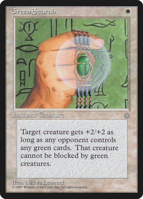 Green Scarab (ICE-028) - uncommon