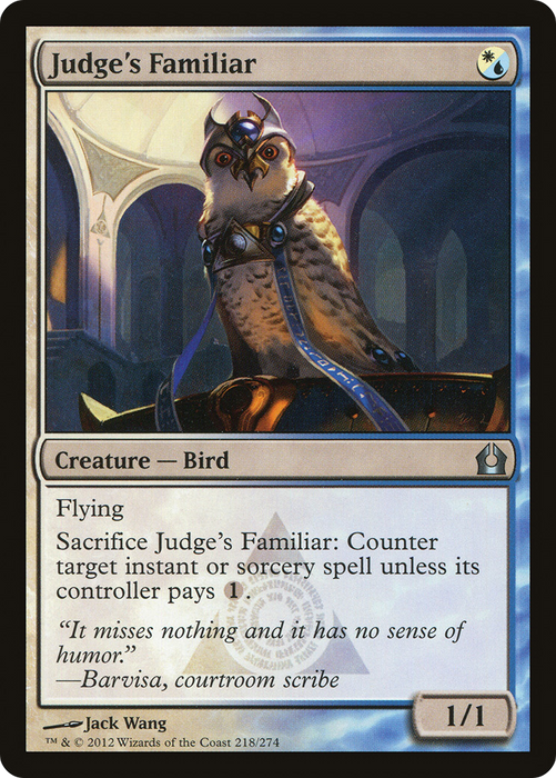 Judge's Familiar (RTR-218) - uncommon - Foil
