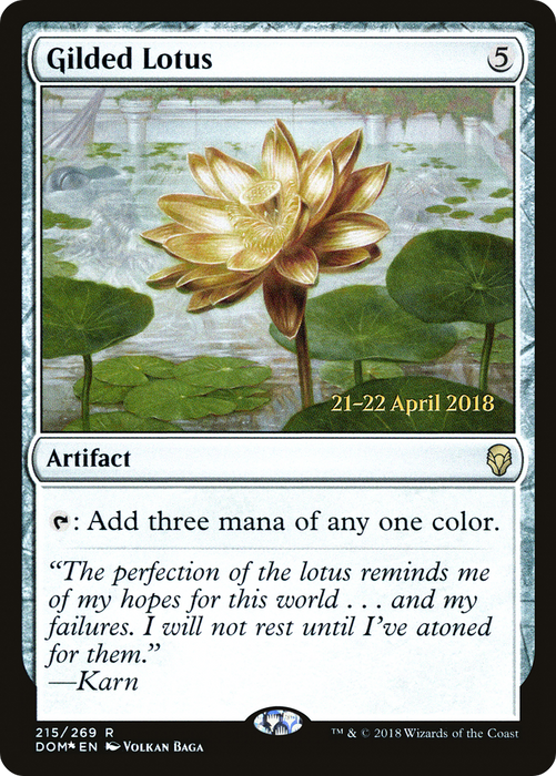 Gilded Lotus (PRE-215S) - rare - Foil