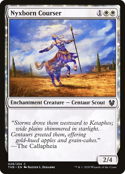 Nyxborn Courser (THB-029) - common: (enchantment)