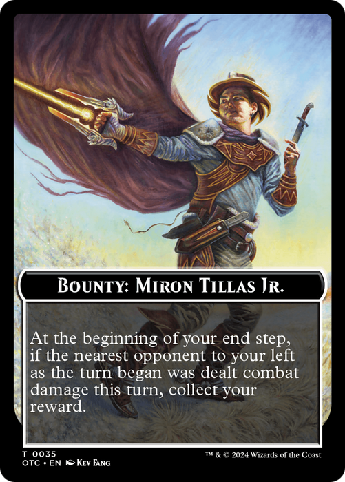 Bounty: Miron Tillas Jr. // Wanted! (TOTC-035) - common - Foil